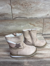 Cat & Jack Isla Suede Zipper Boots Pink sz 8c