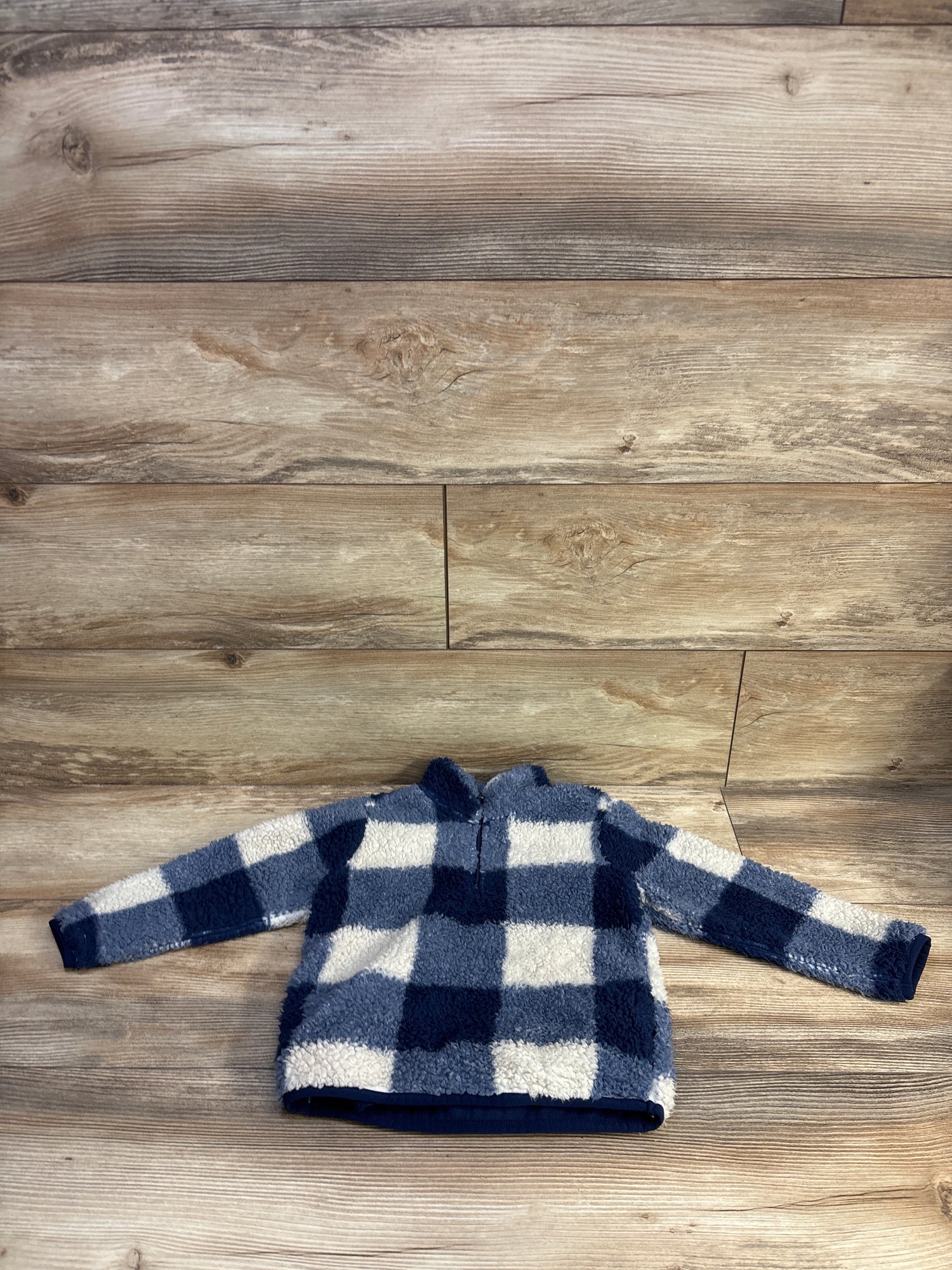 Carter's Sherpa Quarter-Zip Pullover Sweatshirt Blue sz 3T