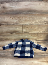 Carter's Sherpa Quarter-Zip Pullover Sweatshirt Blue sz 3T