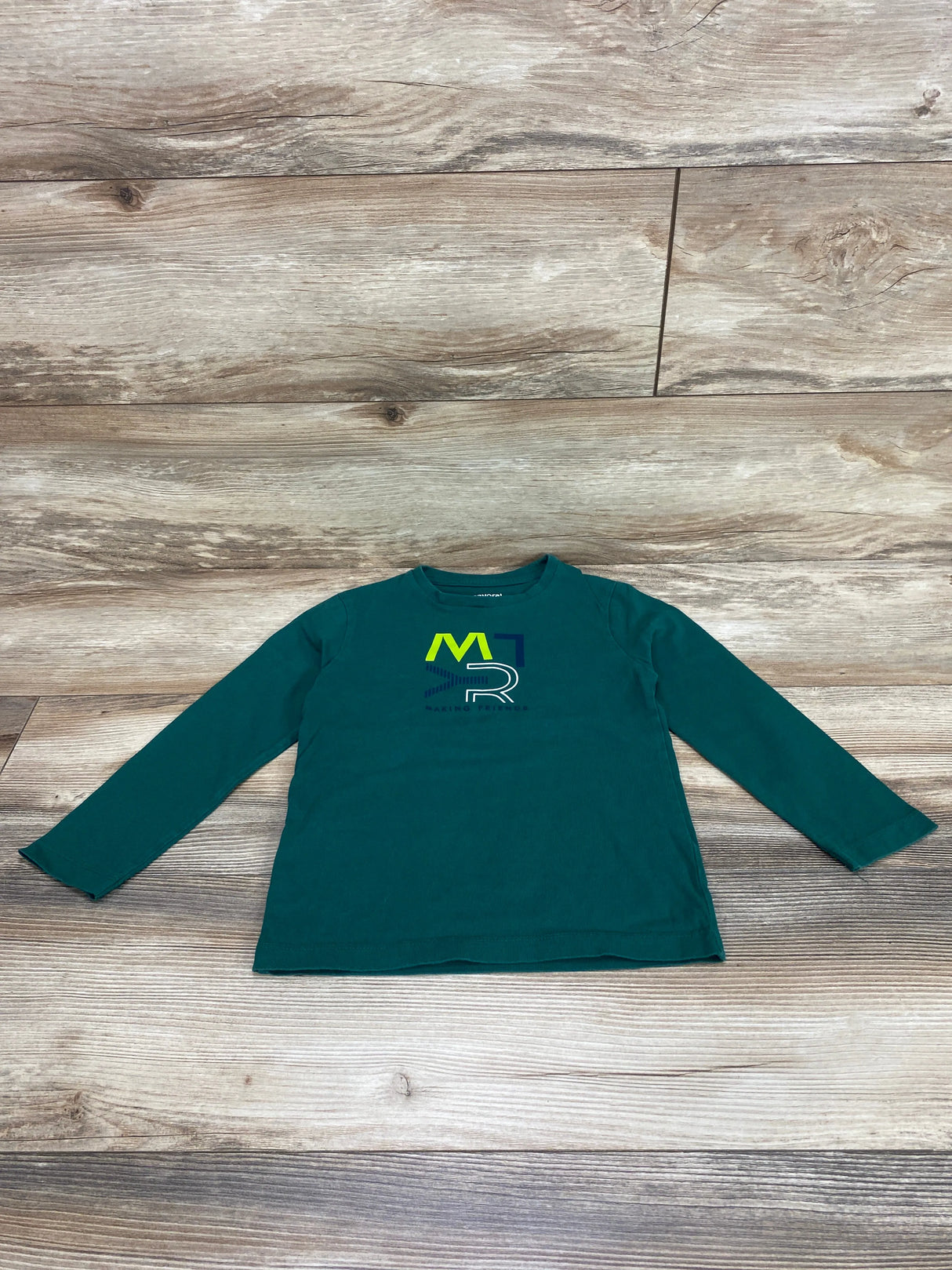 Mayoral Logo Shirt Green sz 5T