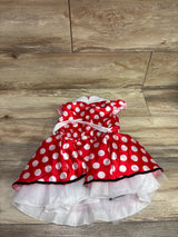 Spirit Halloween Disney Mickey & Friends Minnie Mouse Costume Dress Red sz 2T