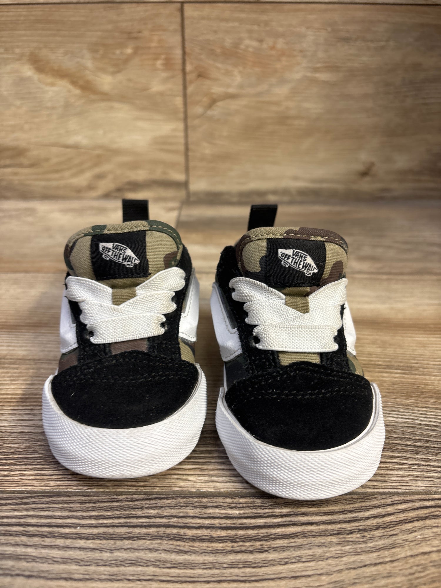 Vans Knu Skool Camo Sneakers Black sz 4c