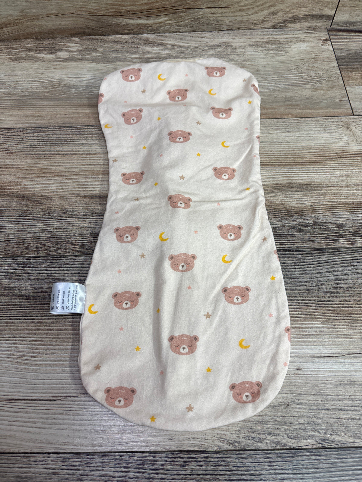 Sandjest Cotton Arm-In Zipper Sleep Sack Beige sz 0-2m