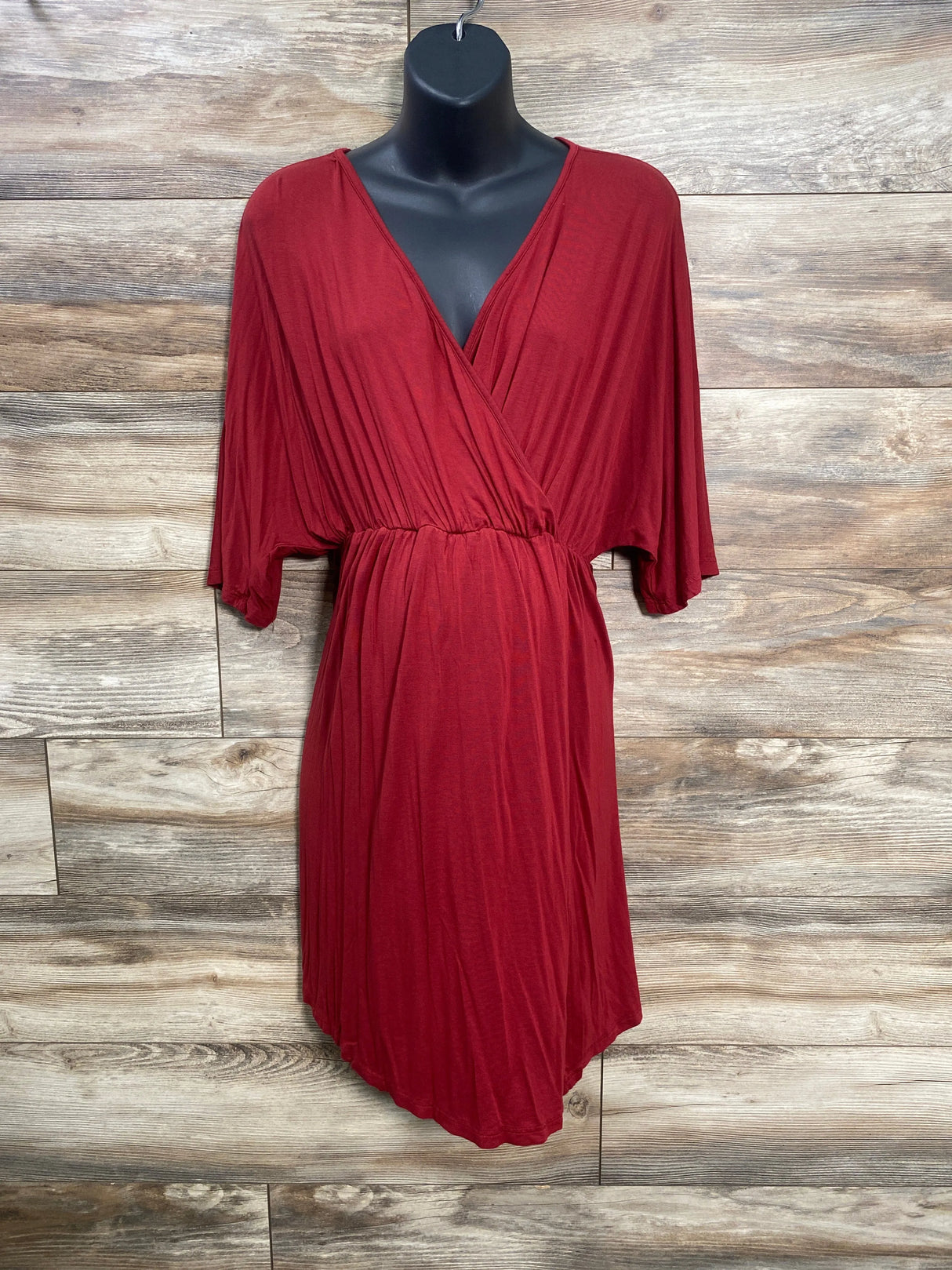 Ekouaer Nursing Dress Red sz XXL