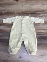 Kissy Kissy Velour Ducks Sleeper Yellow sz 0-3m