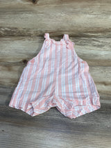 Just One You Striped Shortall Pink sz 9m