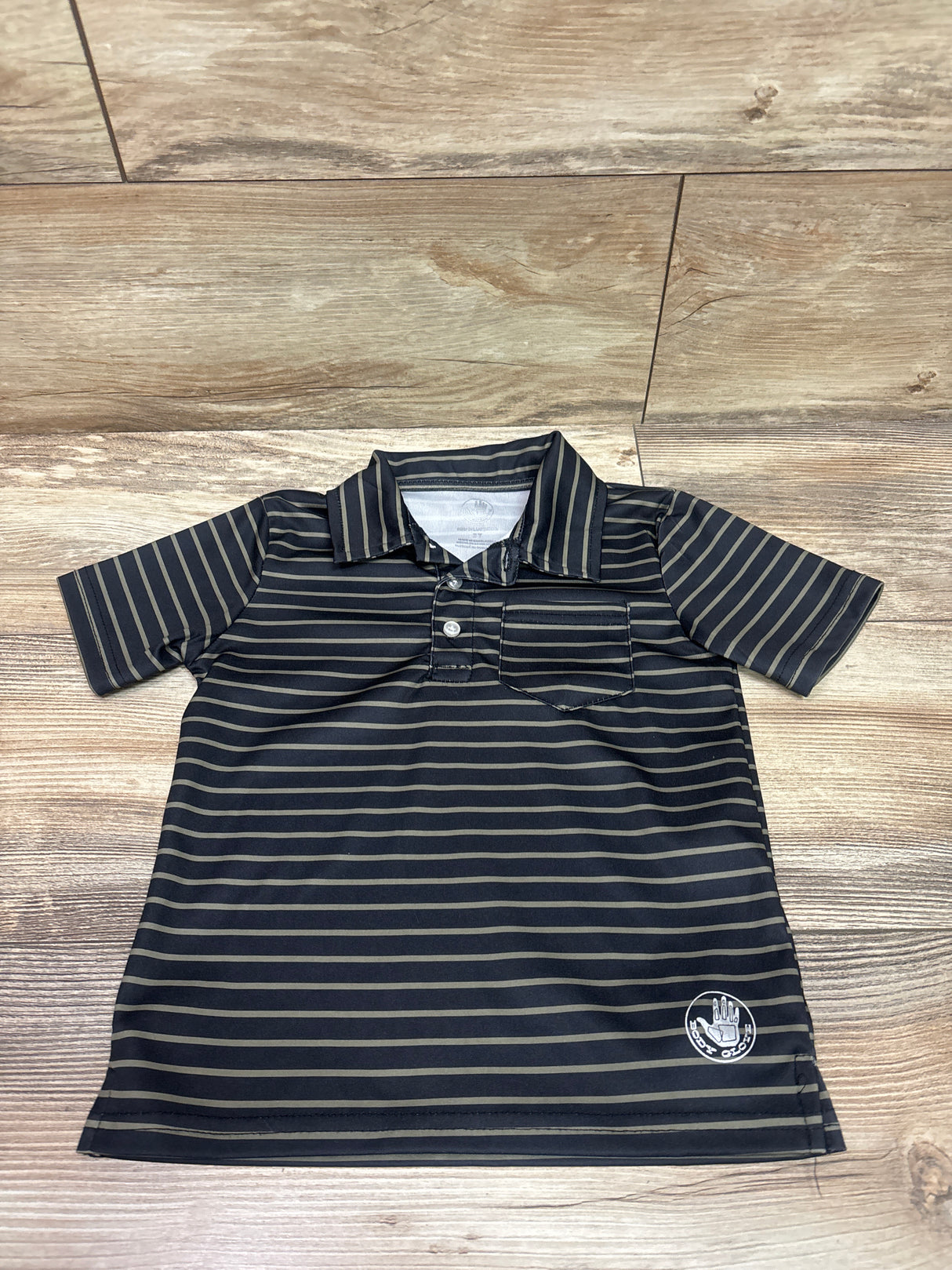 Body Glove Striped Polo Shirt Black sz 3T