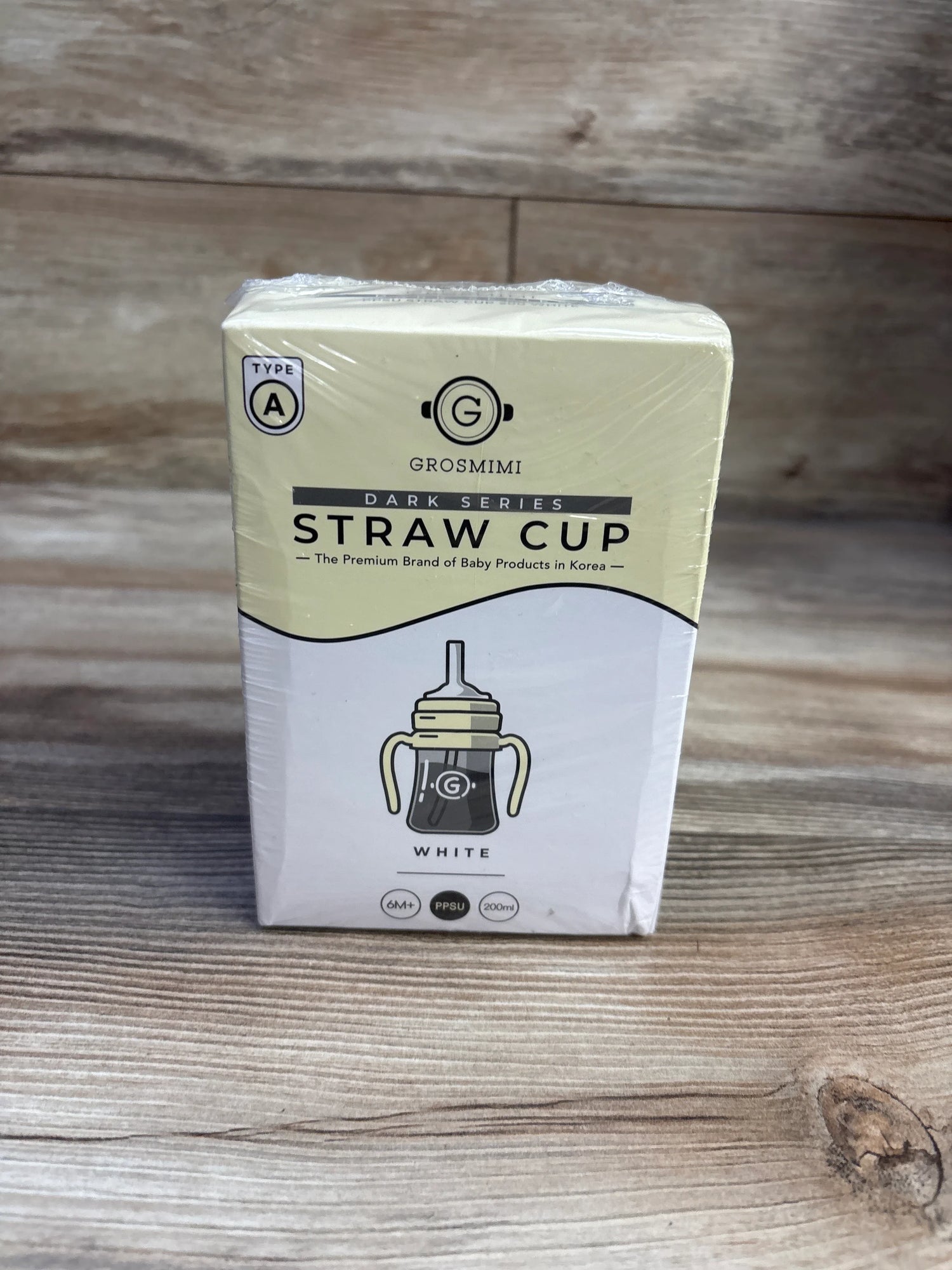 NEW Grosmimi PPSU Straw Cup - 6oz 6m+