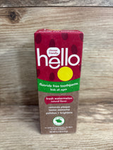 NEW hello Kids' Fluoride Free Toothpaste - Watermelon - 4.2oz