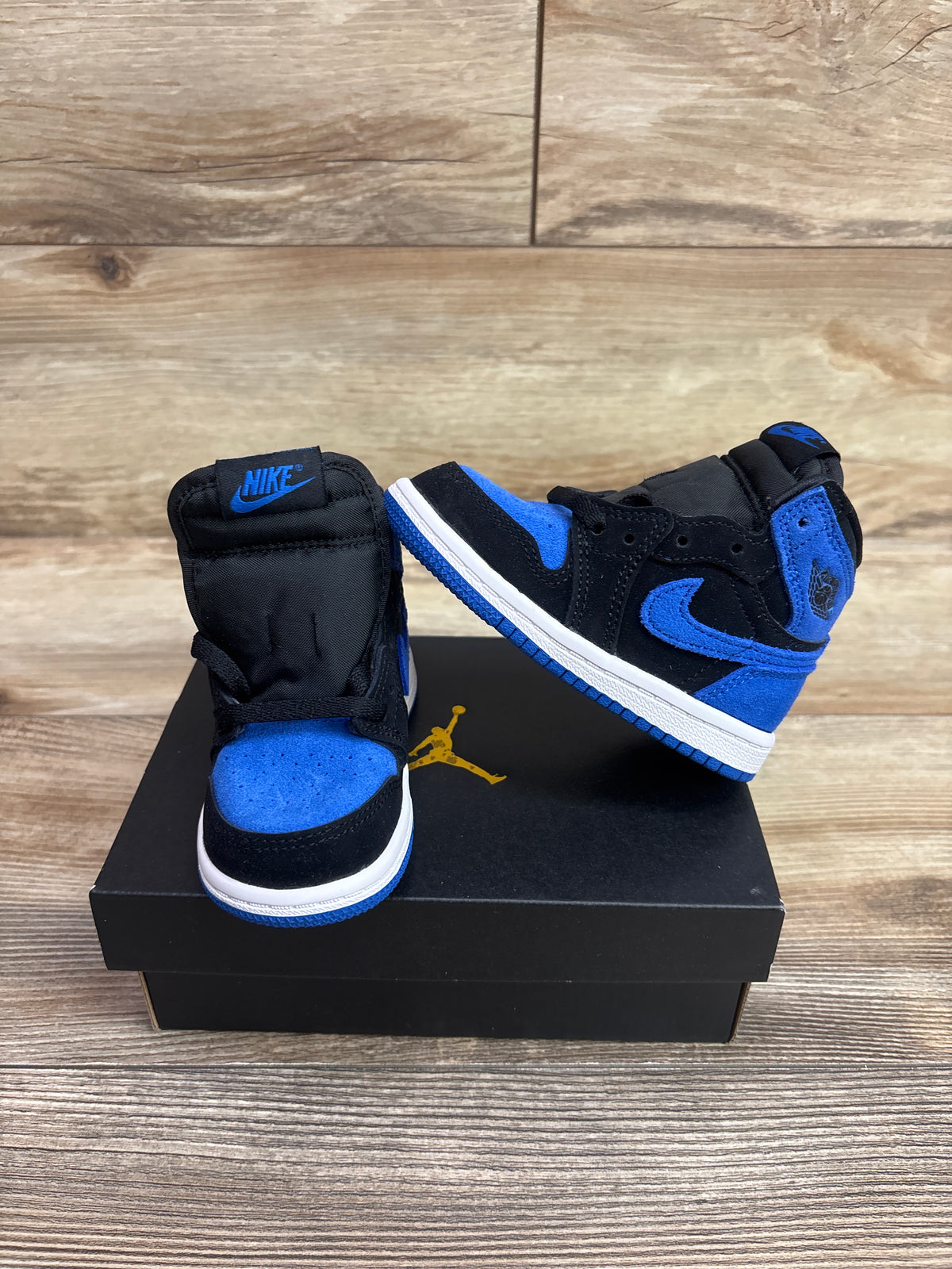 NEW Air Jordan 1 Retro High OG TD 'Royal Reimagined' Sneakers sz 6c