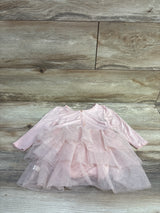 Milkberry Bamboo Tulle Bodysuit Dress Pink sz 12m