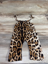 Shein Leopard Jumpsuit Tan sz 6-12m