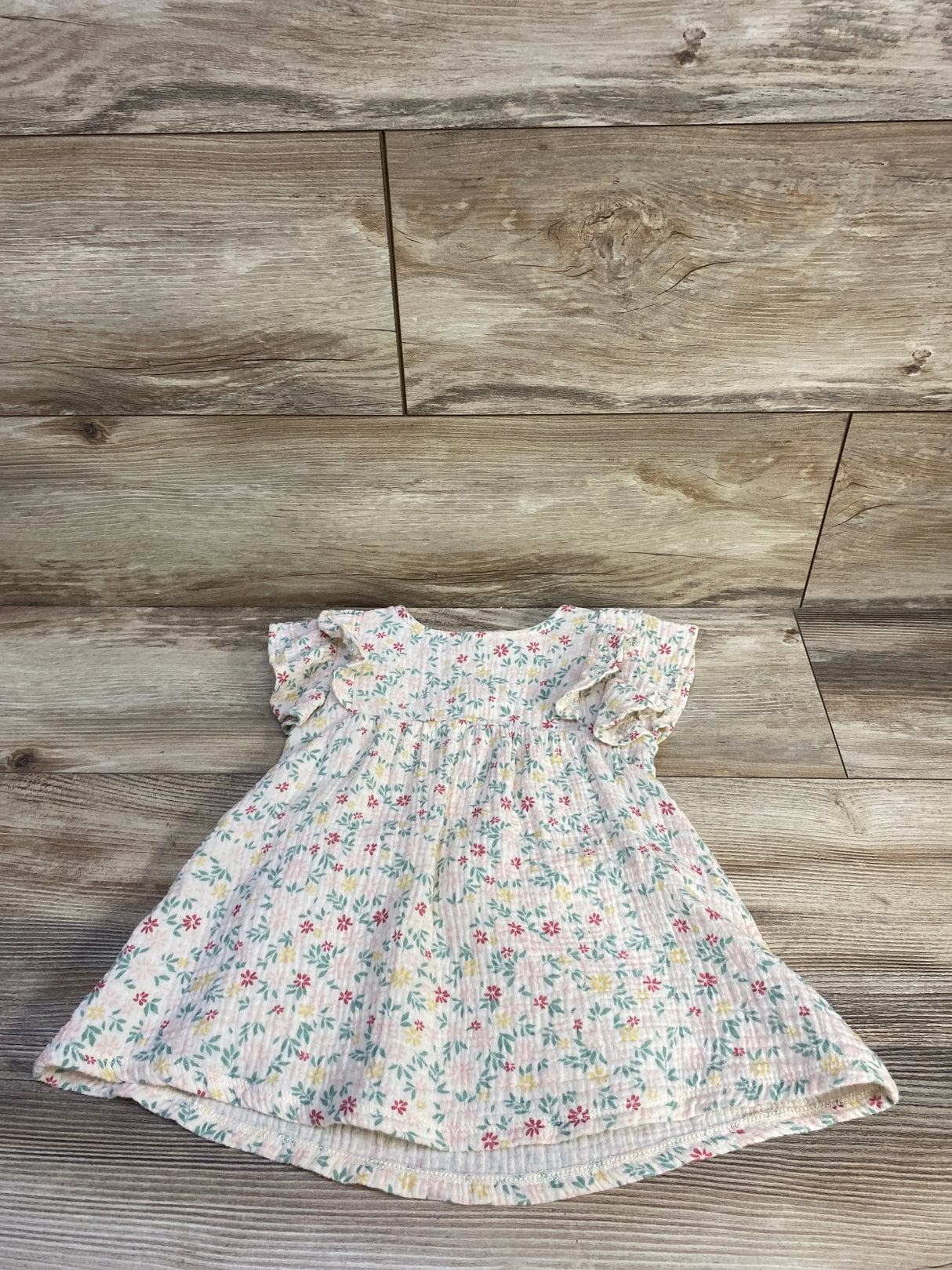 Chelsea & Violet Floral Gauze Dress Ivory sz 2T