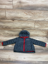 Columbia Hooded Puffer Jacket Grey sz 3T