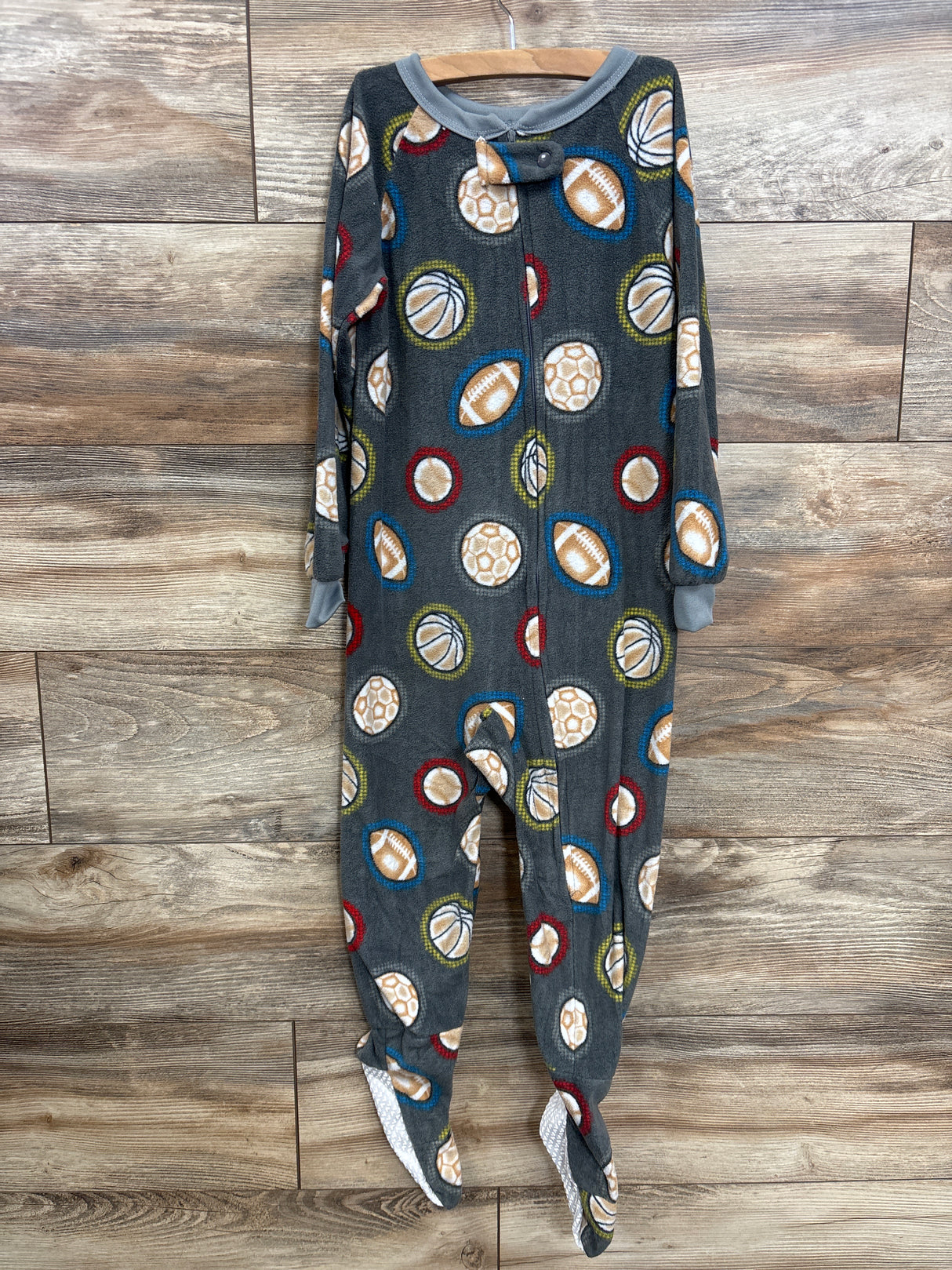 Quad Seven Basket Ball Blanket Sleeper Grey sz 5-6