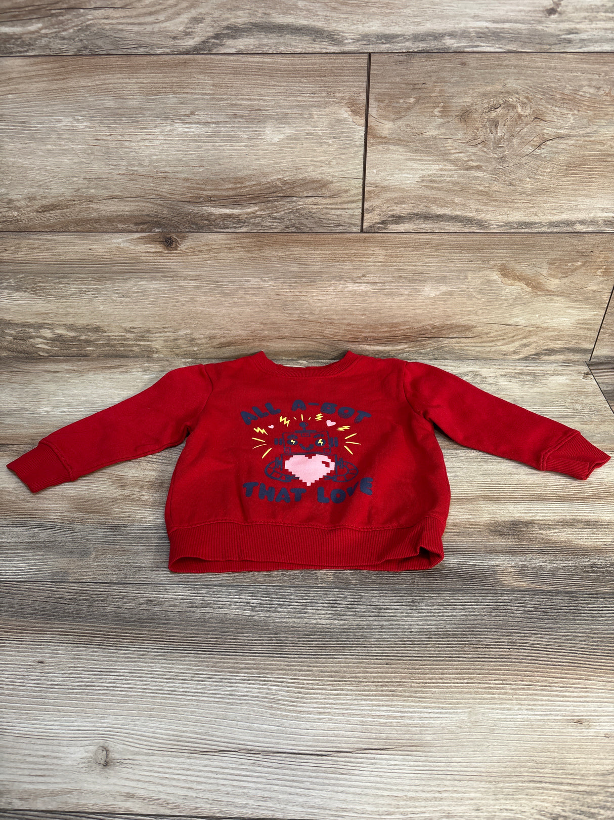 Old Navy All A-Bot That Love Sweatshirt 18-24m