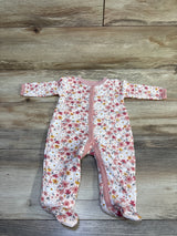 Little Beginnings Floral Quilted Sleeper Pink sz 3-6m