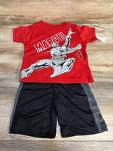 NEW Marvel 2pc Spiderman Set Red sz 2T