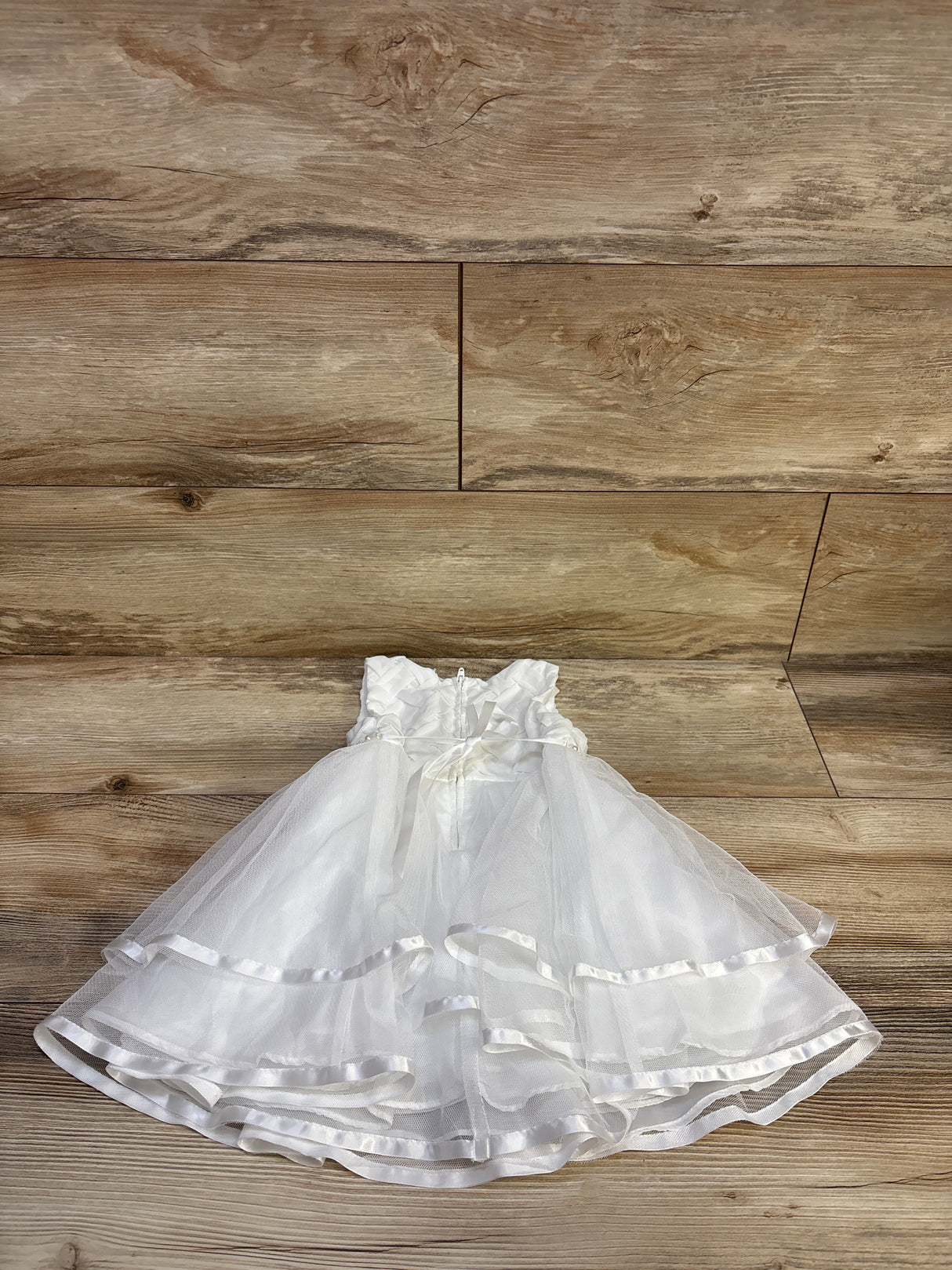 Rare Editions Special Occasion Sleeveless Dress White sz 18m