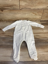 Gucci Cotton Logo Footie Sleeper White sz 6/9m