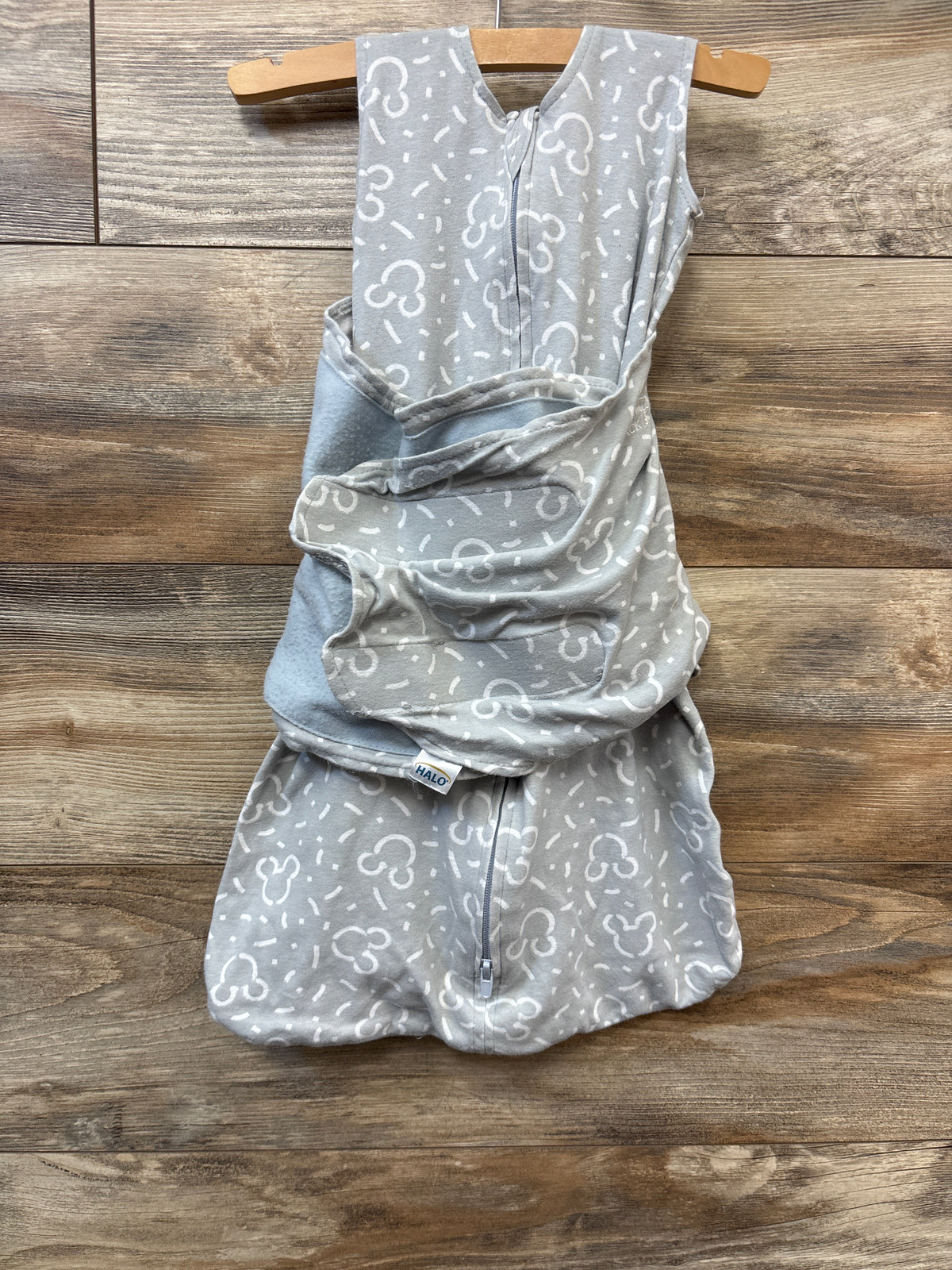 Halo SleepSack Swaddle Grey sz 3-6m