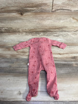 Carter's Floral Ribbed Sleeper Pink sz 0-3m