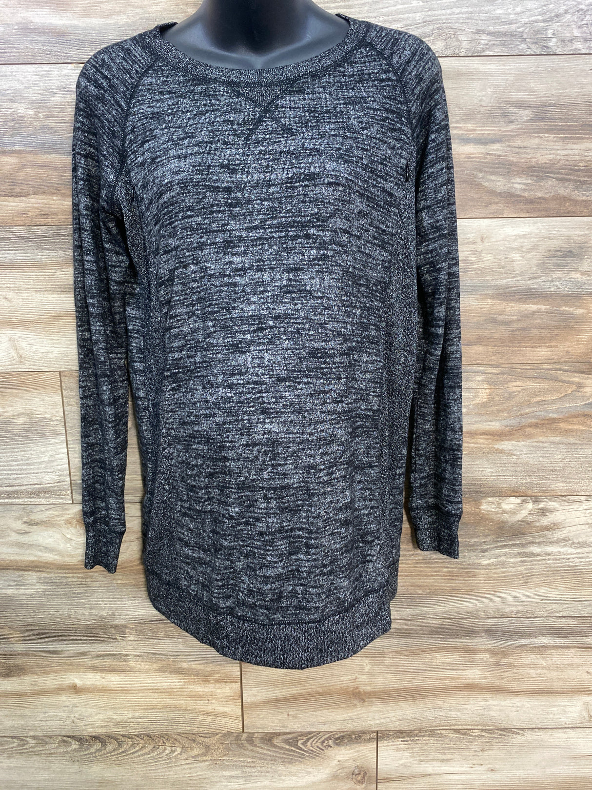 Gap Maternity Long Sleeve Zip Access Nursing Shirt Grey sz Small