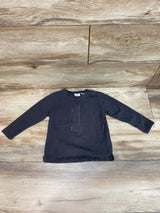 Zara Long Sleeve '1' Shirt Grey sz 18-24m