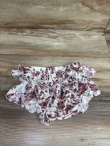 Kate Quinn Bamboo Ruffle Bloomers White sz 18-24m