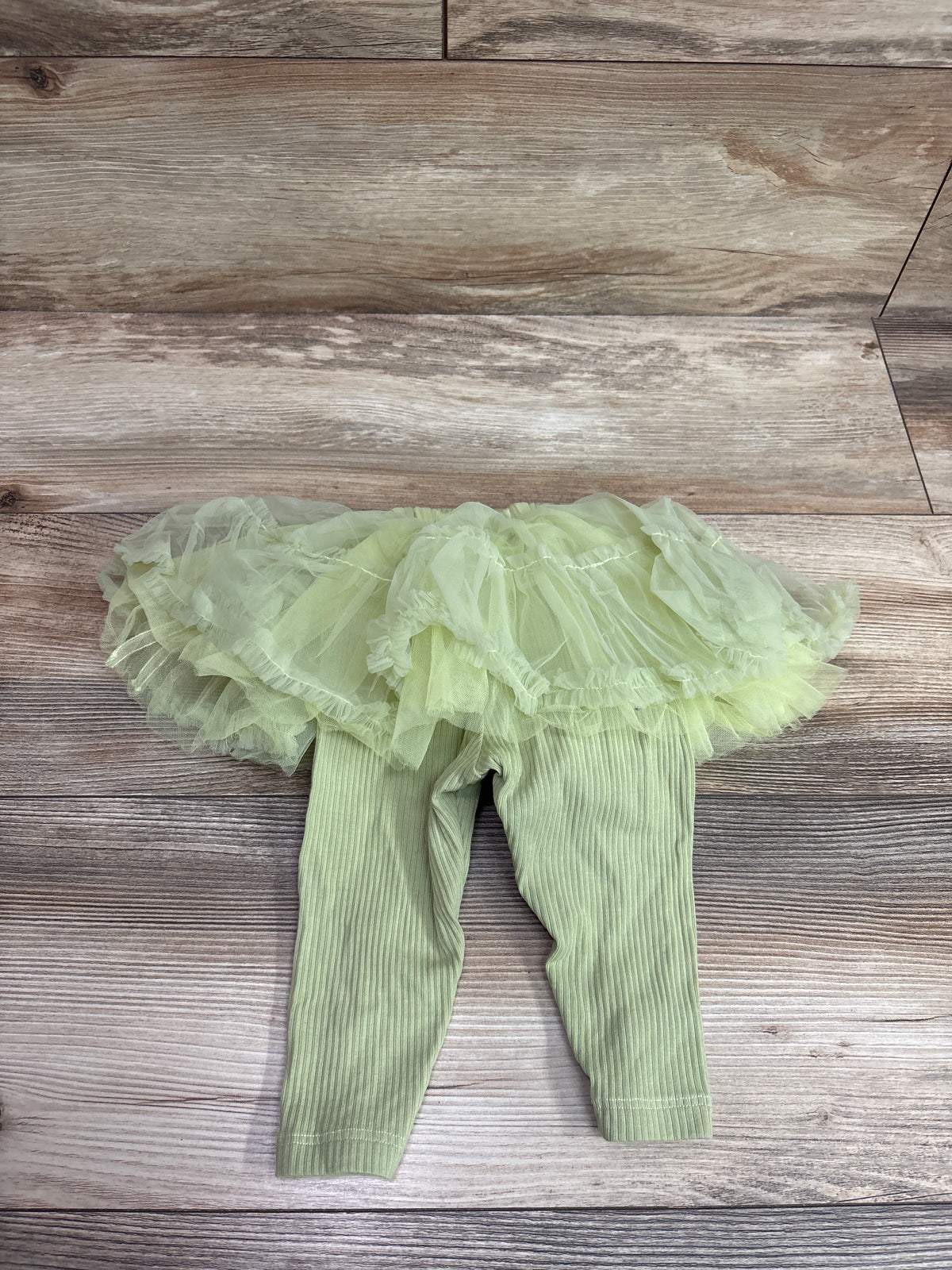 Milkbarn Matcha Tutu Skirt Leggings Green sz 3-6m