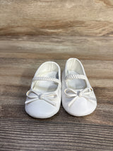 Janie & Jack Bow Soft Sole Ballet Flats White sz 2/3c
