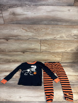 Just One You 2pc Halloween Pajama Set Black sz 5T