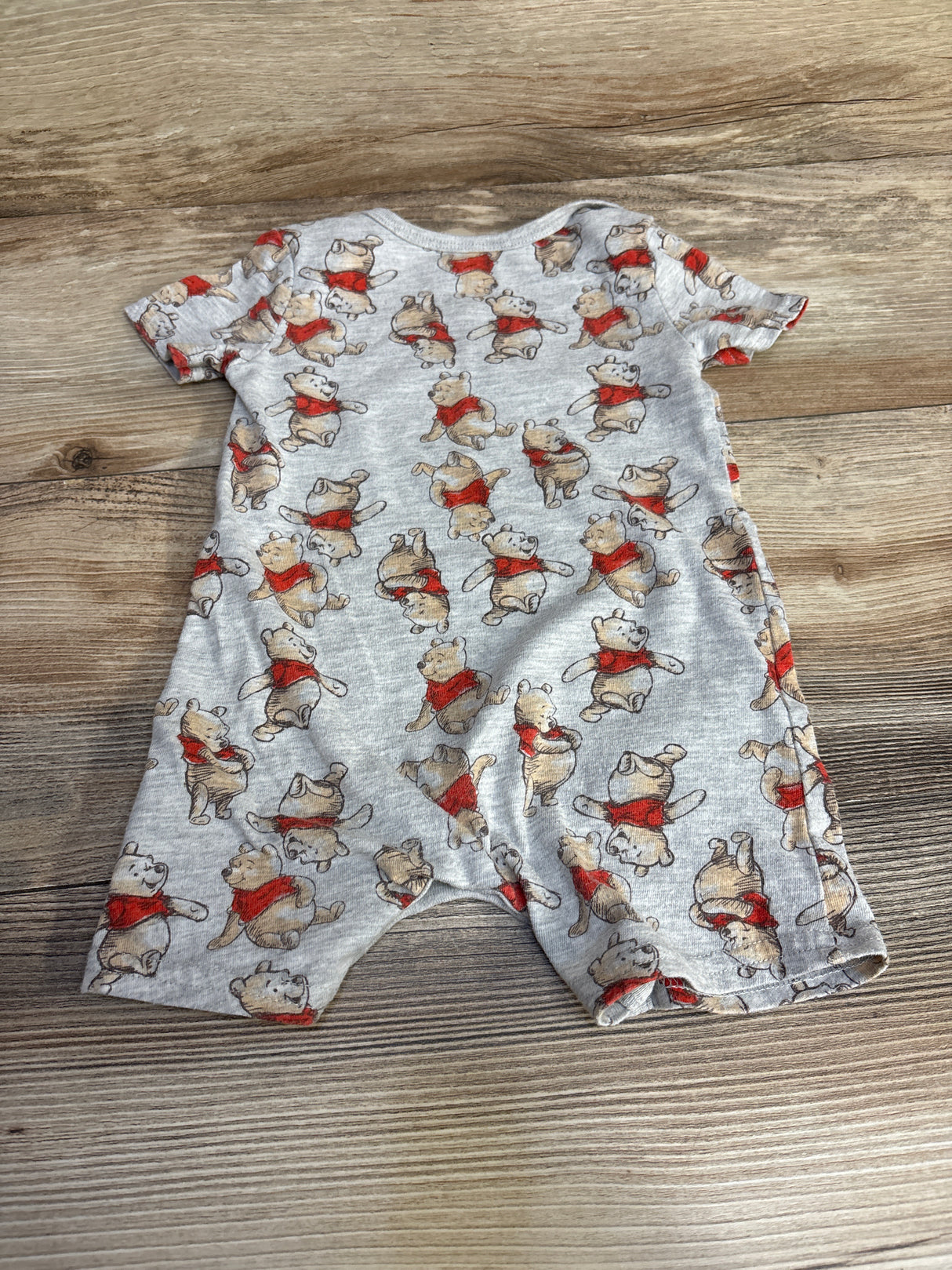 Disney Baby Winnie The Pooh Shortie Romper Grey sz 3-6m