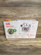 NEW Bright Starts Whimsical Wild Portable Compact Baby Swing