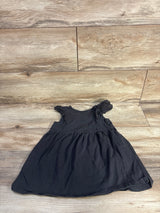 H&M Flounce-Trimmed Cotton Dress Grey sz 2T