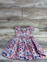 Scotch & Soda Floral Ruffle Collar Dress Pink sz 4/5T