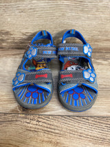 Nickelodeon Toddler Boys Paw Patrol Strap Sandals Grey Sz 9c