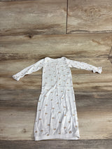 Carter's Snail Print Sleeper Gown White sz 3m
