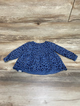 Baby Gap Leopard Print Tunic Blue sz 18-24m