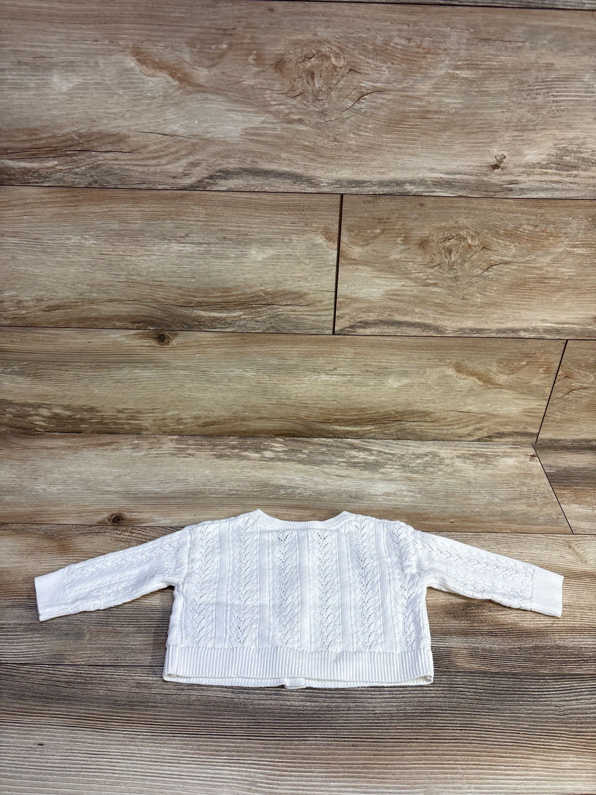 Baby Gap Knit Button-Up Cardigan White sz 6-12m