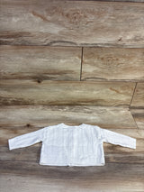 Baby Gap Knit Button-Up Cardigan White sz 6-12m