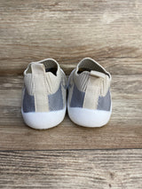 Baby First-Walking Slip-On Sock Sneakers Beige sz 5c
