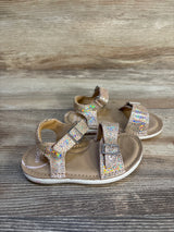 Stride Rite SRTech Kingsley Sandals Iridescent Tan sz 6c