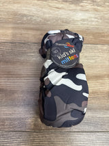 NEW ThermaWear Kid's Ski Mittens Grey Camo OSFM