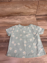 Cat & Jack Floral Shirt Mint sz 2T