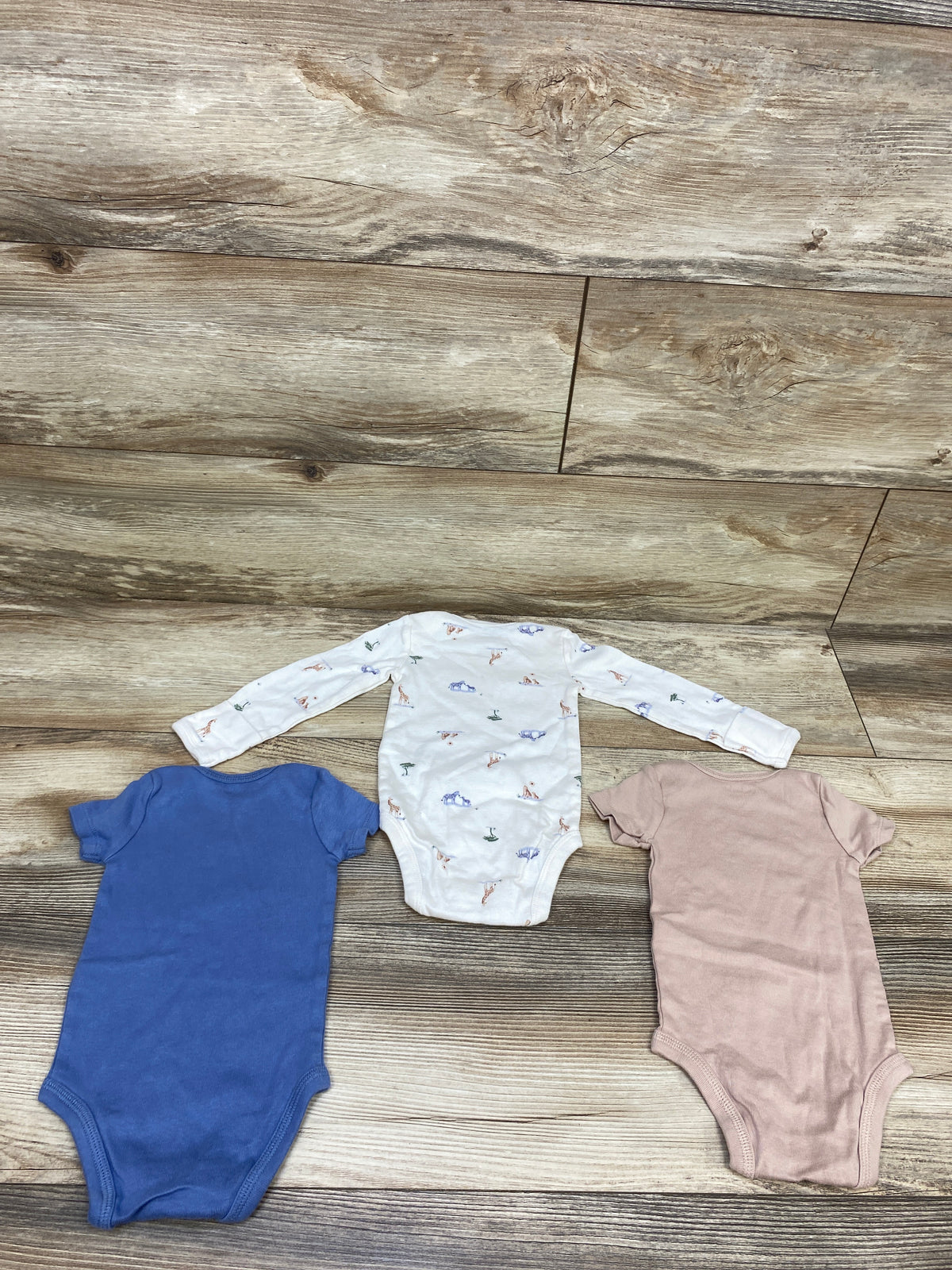 Just One You 3pk Bodysuit Set Blue sz 3m