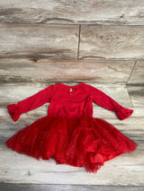 Counting Daisies Reindeer Tulle Dress Reda sz 3T