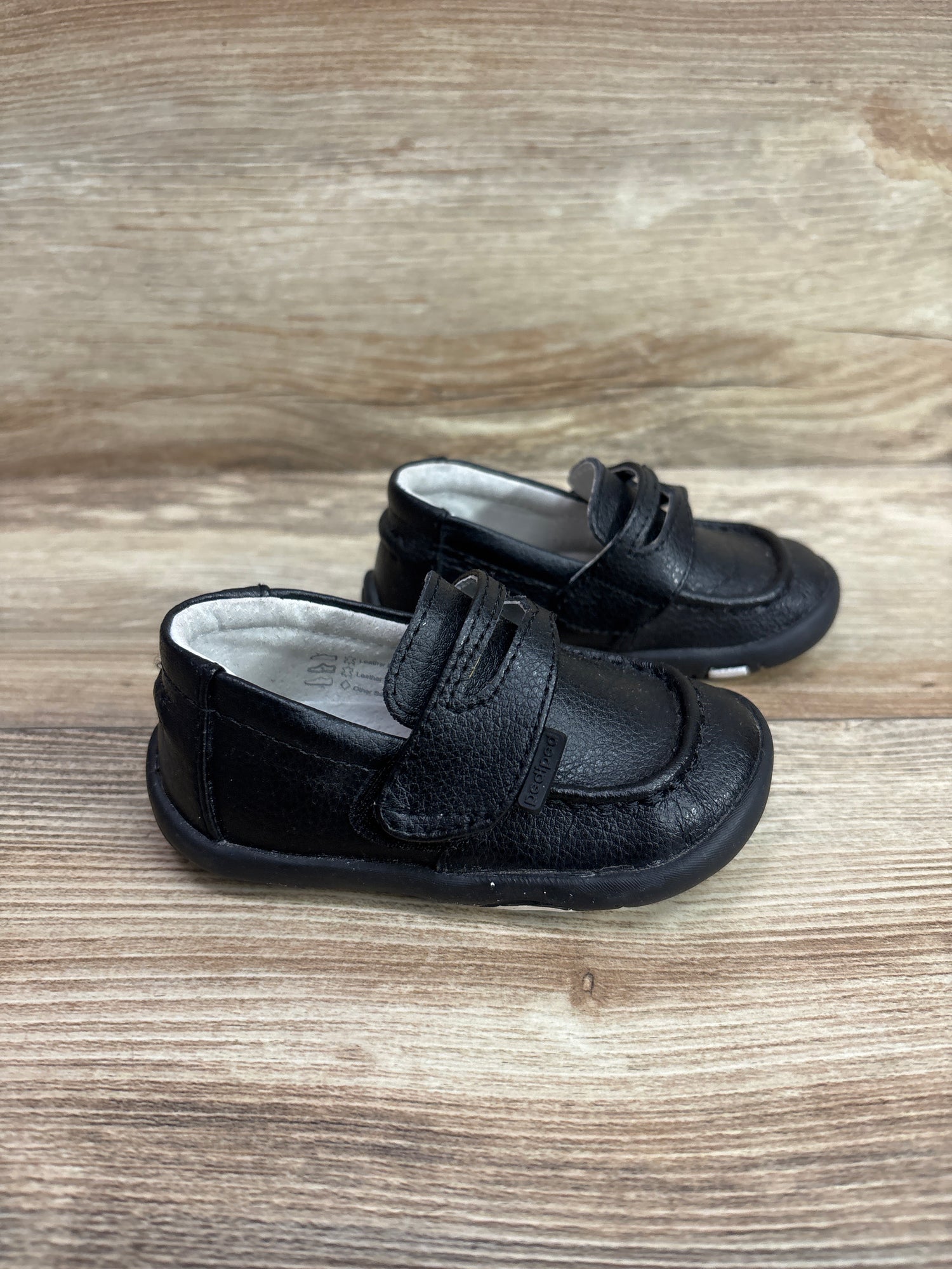 Pediped Grip n' Go Charlie Loafers Black sz 5.5c