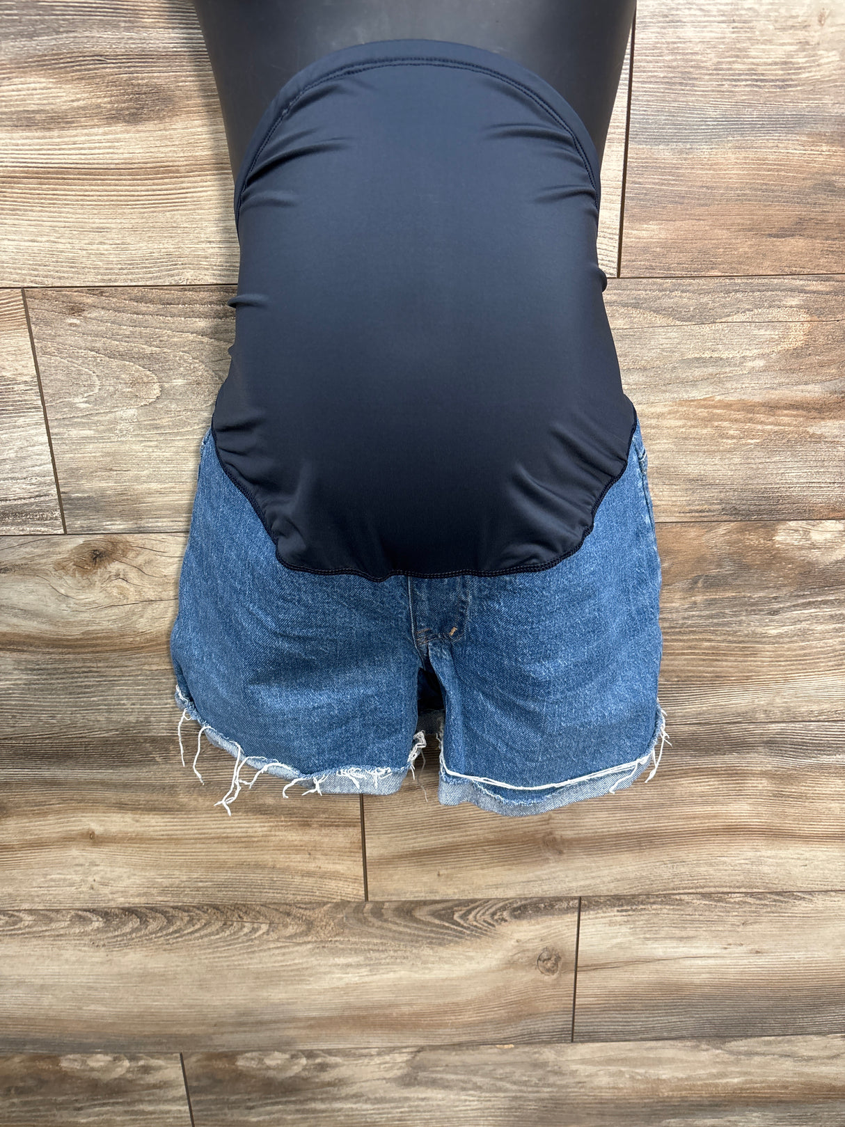 Madewell Maternity High-Rise Denim Shorts Blue sz Large