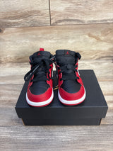 Air Jordan 1 Mid TD 'Gym Red Black White' Sneakers sz 7c